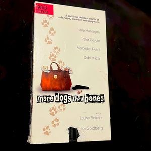 🔥"MORE DOGS THAN BONES" VINTAGE VHS TAPE!!